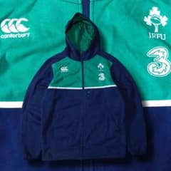 CANTERBURY アイルランド代表 ジップパーカー ジャージ ラグビー