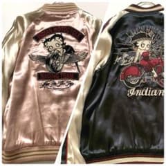 またしち様専用】インディアン×ベティブープ リバーシブル 刺繍