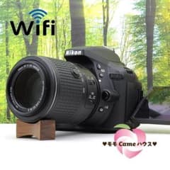 ショット数2665枚！WiFi機能付☆ニコン D5300 望遠レンズセット