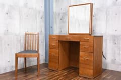 EJC13 シャルドネ ボーテ ウォールナット無垢材 ドレッサー チェア