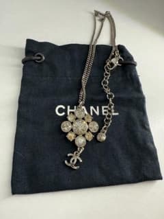 ミッピィ様専用 シャネル CHANEL シルバー ネックレスフラワーモチーフ