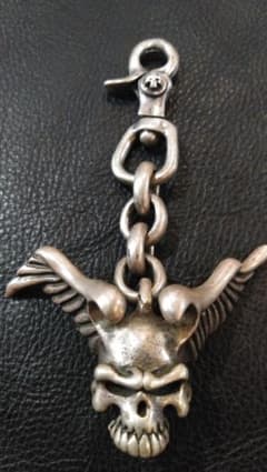 こ*ば様 THIRTEENDESIGNS ウイングスカルキーチェーン142g 9 - メルカリ