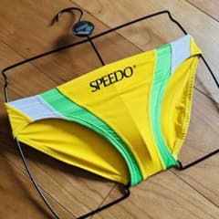 美品】SPEEDO RQ632 イエロー×グリーン ライフセーバー 競パン - メルカリ
