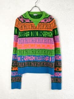 美品】DIOR ディオール × SHAWN STUSSY ニットセーター L - メルカリ