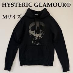 HYSTERIC GLAMOUR/スカルプリントパーカー/Mサイズ/スカルベリー