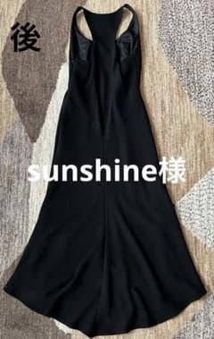 HUGO BOSS ロングドレス 黒40 ハイローヘム 美シルエット 試着のみ