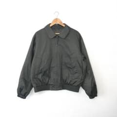 UNIQLO U パフテックショートブルゾン カーキ L 中綿 ジップアップ