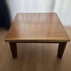 ニトリ 木目調 ローテーブル 出っ張りなしヒーターこたつ 取説あり