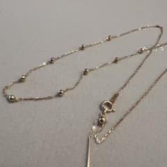 GSTV K18 ピンクゴールド 可動ビーズチェーンネックレス - メルカリ