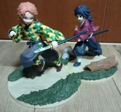 鬼滅の刃 XrossLink 幼少期の 錆兎 冨岡義勇 フィギュア2体セット