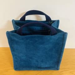 フェイラーユーフォリア ユニカラー トートバッグ 無地ブルー - メルカリ