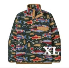 patagonia XL パタゴニア シンチラスナップT SEOG サーモン柄 - メルカリ