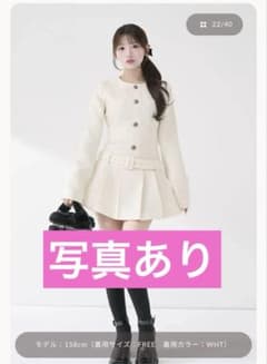 う*ゆ様 ボックスプリーツツイードミニワンピース Darich ダーリッチ