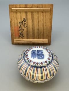 まっちゃん様専用茶道具 香合 三浦竹泉 五彩菊形 - メルカリ