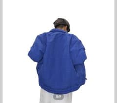 WHIMSY XL ブルー ナイロンジャケット ダウン - メルカリ