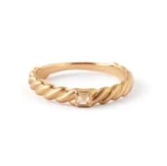 シエナ K10 ホワイトトパーズリング 7号 - メルカリ