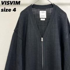 希少 入手困難】ビズビム 23aw 長袖 ジップアップ ニット カーディガン