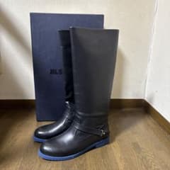JILSANDER NAVY ジョッキーブーツ。 新品 37 - メルカリ