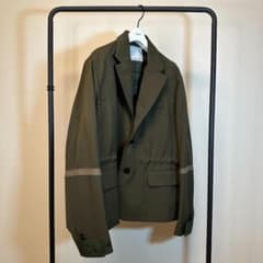 sacai サカイ 22SS テーラードジャケット オリーブ サイズ1 - メルカリ