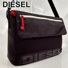 未使用級 DIESEL メッセンジャーバック クロスボディー A4収納 黒