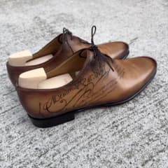 最新型 定価35.7万 ベルルッティ アレッサンドロガレ レザーシューズ