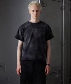 GRANCY】グランシー スカル ラインストーン デザイン Tシャツ Mサイズ