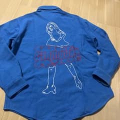 ヒステリックグラマー メンズL ヴィクセンガール ロゴ ネルシャツ