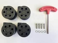 RIMOWA リモワ 互換キャスター ブラック50㎜ 4輪セット - メルカリ