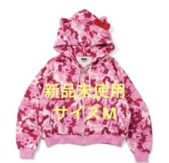 9090 girl×HELLO KITTY Eared Zip Hoodie M - メルカリ