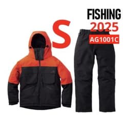 ワークマン イージス防水防寒スーツ S オーシャンオレンジ 2005モデル