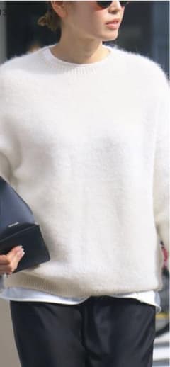 ドゥーズィエムクラスローレン マヌージアン】NEW SURI クルーネック