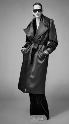 サンローラン saint laurent 22aw silk coat - メルカリ