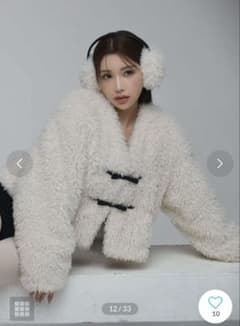 eimy istoire French poodle fur リボンジャケット - メルカリ