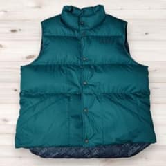 SY24様専用L.L.Bean ダウンベスト MXL ロゴ総柄裏地 ダウンテック