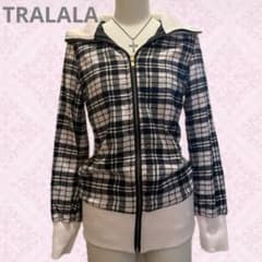TRALALA LIZLISA Y2K 姫ギャル 当時物 ピンクチェックパーカー - メルカリ
