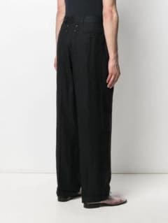 美品】メゾンマルジェラ 4ステッチ リネン トラウザーズ（スラックス