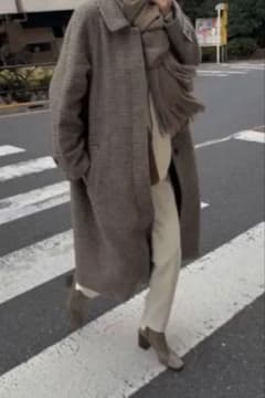 willfullyチェック柄 ロングコート - メルカリ