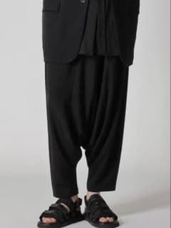 ヨウジヤマモトプールオム サルエルパンツ トリアセテート 1 - メルカリ