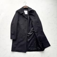 マッキントッシュ カシミヤ ウェリントン ショートビーバー 黒グレー