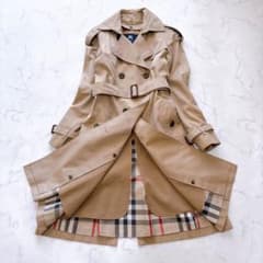 美品✨バーバリー ロンドン ハニーベージュ ギャバジン トレンチコート