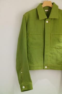 les six コクトージャケット グリーン - メルカリ