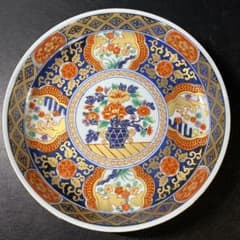 未使用 有田焼 明国窯 古伊万里金彩 盛鉢 大鉢 大皿 直径28.5㎝ - メルカリ