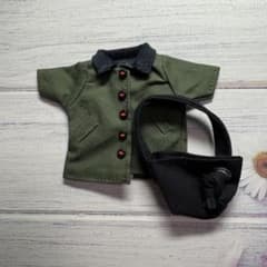 オビツ11 ねんどろいどどーる ディーラー様製 服 コート 斜めがけ