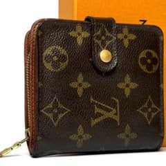 ルイヴィトン モノグラム コンパクトジップ 二つ折り財布 M61667