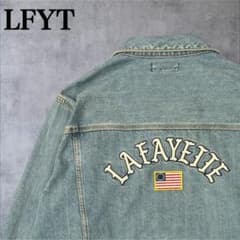 希少△LFYT ラファイエット デニムジャケット 刺繍 XL 岡山デニム
