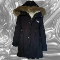 y2k 00s archive ギミック モッズコート 平成ギャル グランジ 黒