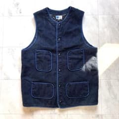 超希少】ジャパンブルージーンズ 刺子パディングベスト XL 日本製