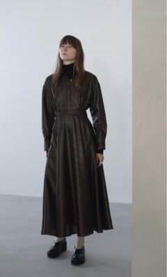 試着のみ○CLANEクラネ○CHINTZ LENO CLOTH ONEPIECE - メルカリ