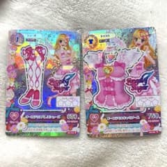アイカツカード オーロラキスコーデ トップス シューズ プレミアム