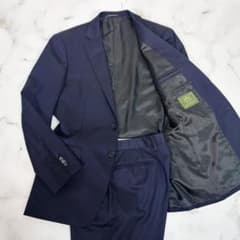 極美品✨ユナイテッドアローズ REDA セットアップ スーツ ネイビー L